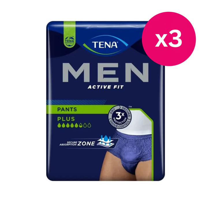 TENA Men Active Fit Incontinence Pants Plus Large 8 Pack