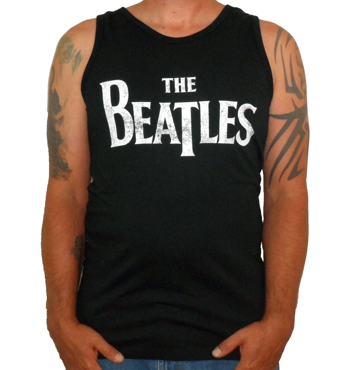 THE BEATLES (Distressed Logo) Men's Tank Top