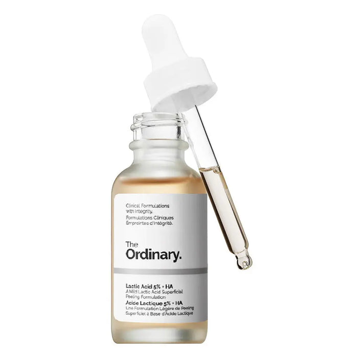 The Ordinary Lactic Acid 5% & Hyaluronic Acid Water Based Exfoliating Peeling Solution 30ml The Ordinary