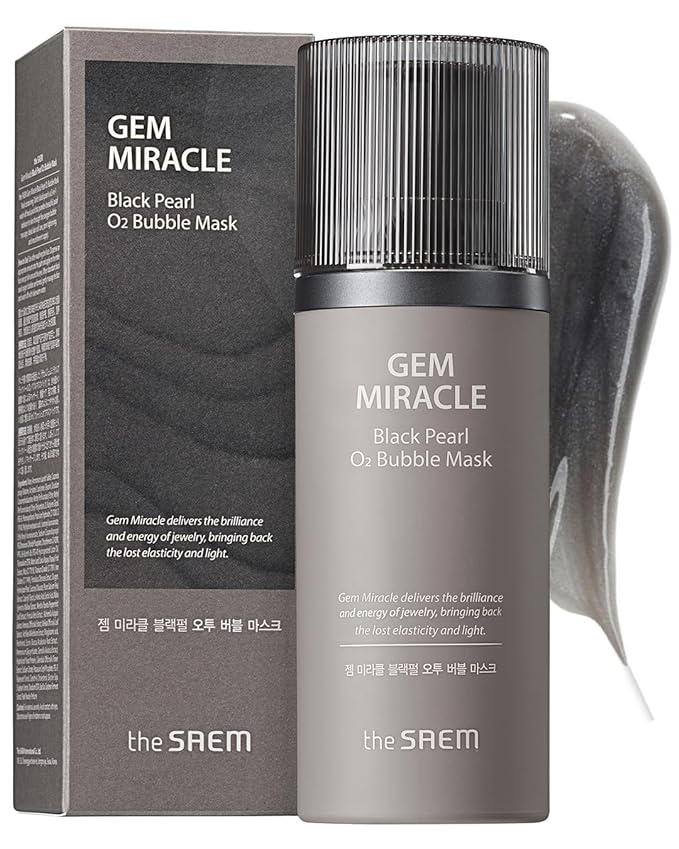 The Saem Gem Miracle Black Pearl O2 Bubble Mask