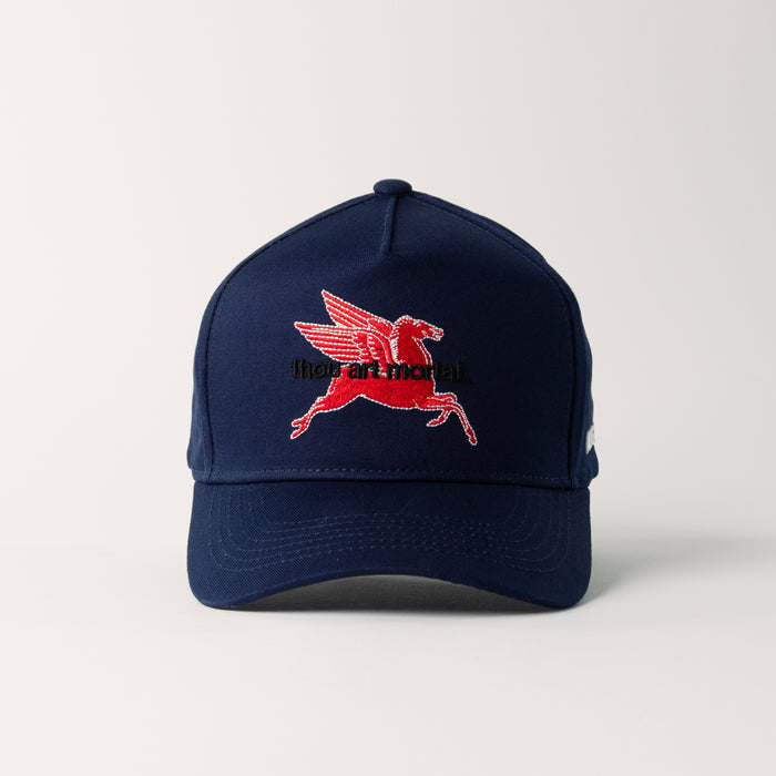 Thou Art Mortal (V2) Snapback (Navy/Stealth)