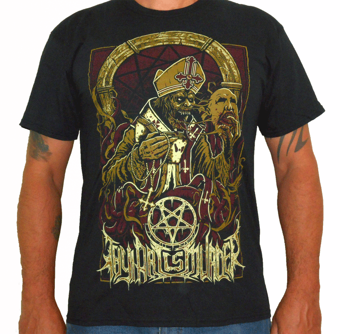 THY ART IS MURDER (Evil Pope) Men's T-Shirt