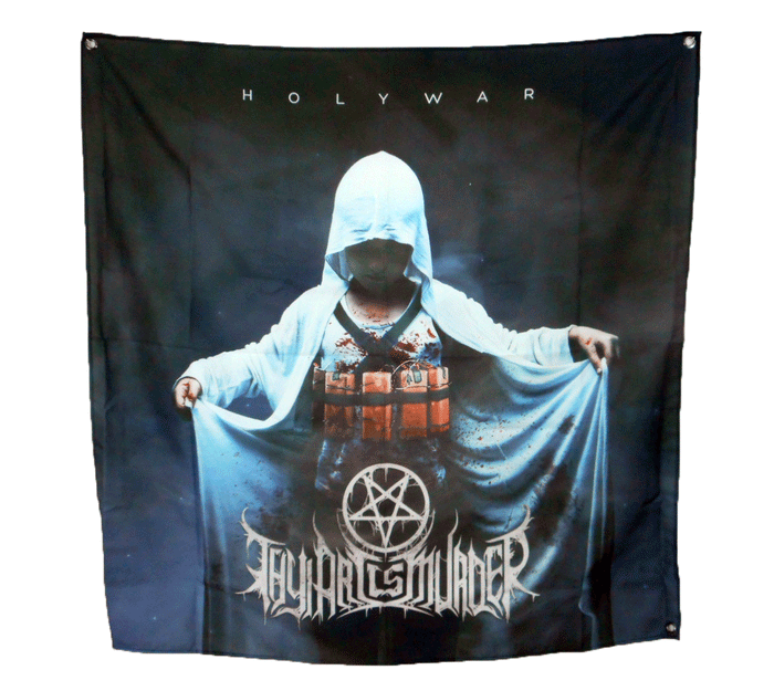 THY ART IS MURDER (Holy War) Banner/Flag 42" X 42"