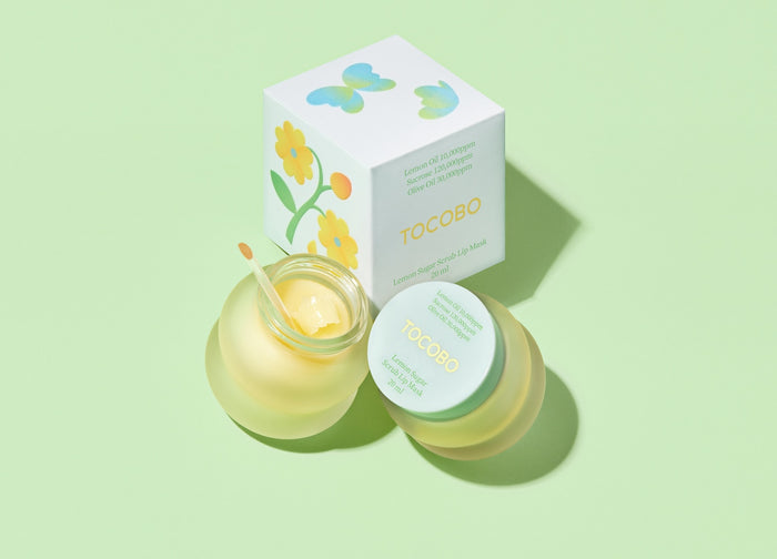 [Tocobo] Lemon Sugar Scrub Lip Mask 20ml-Luxiface.com