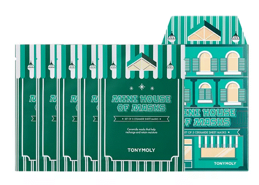 Tonymoly Mini House of Masks Ceramide Acid Sheet Mask Set - Set of 5