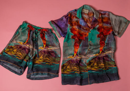 TROPICAL PUNCH Pajama Set Volcano - Kids