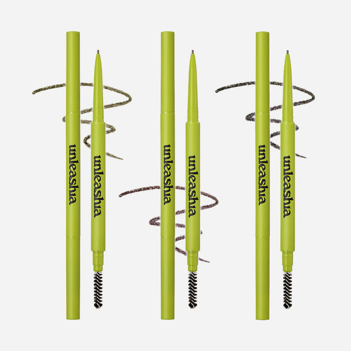UNLEASHIA Shaper Defining Eyebrow Pencil asian authentic genuine original korean skincare montreal toronto calgary canada thekshop thekshop.ca natural organic vegan cruelty-free cosmetics kbeauty vancouver free shipping clean beauty routine skin makeup kpop stayz stan fandom photocard stray kids treasure ateez atiny dix30 brossard ddo st-bruno new store