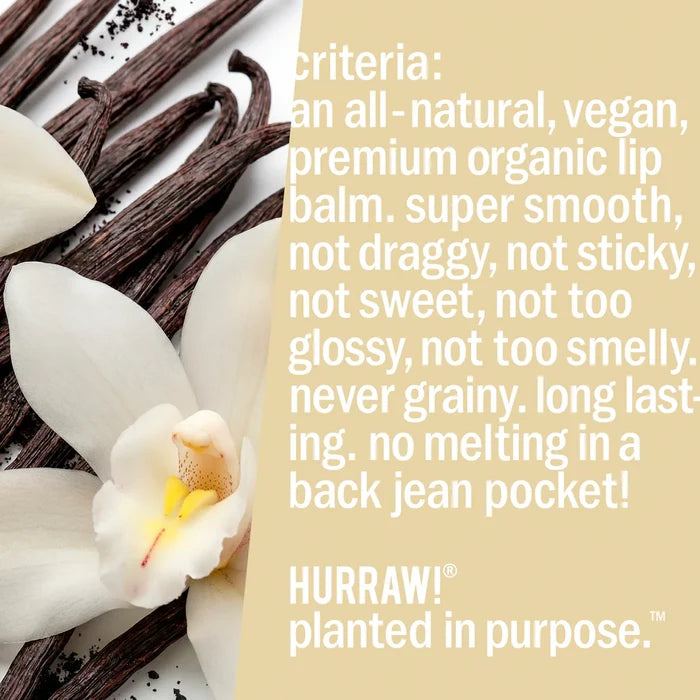 Hurraw! | Vanilla Bean Lip Balm