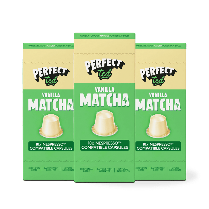 Vanilla Matcha Nespresso® Compatible Pods - PerfectTed - Matcha Pods