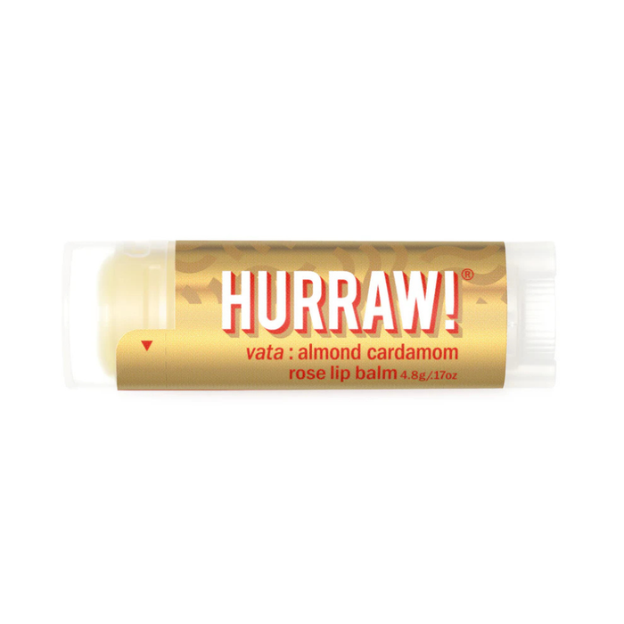 Hurraw! | Vata Lip Balm – Almond Cardamom Rose