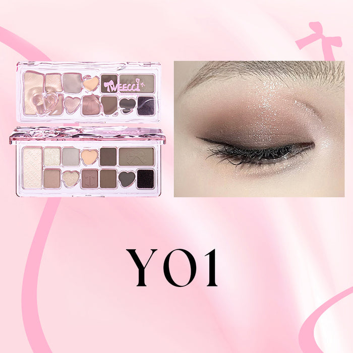 Veecci Exclusive Ribbon Fantasy 11 Color eye shadow Disk Y01 Mist Fantasy