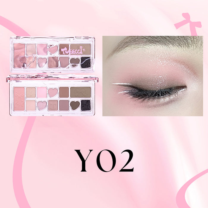 Veecci Exclusive Ribbon Fantasy Eleven Color eye shadow Disk Y02 Gentle Fantasy