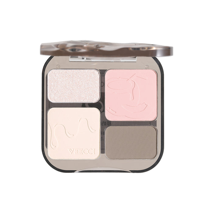 Veecci Self funded Easy Painting High gloss Makeup Disc V04 Pink Coconut Ash