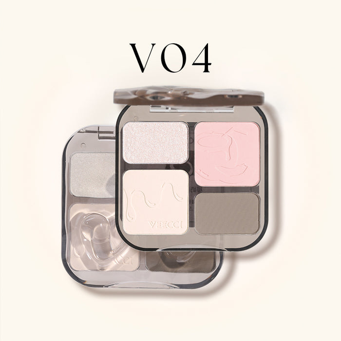 Veecci Self funded Easy Painting High gloss Makeup Disc V04 Pink Coconut Ash