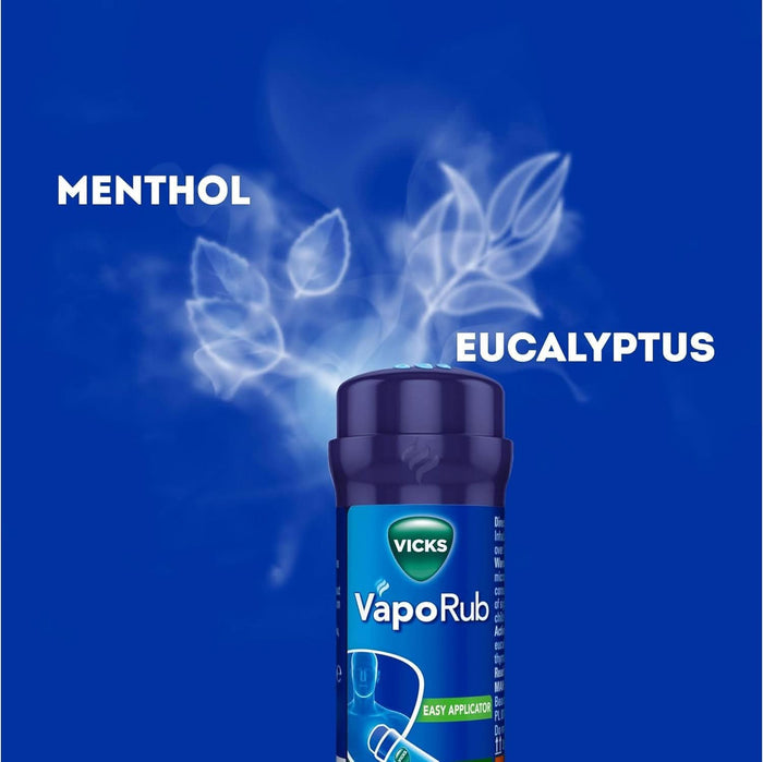 Vicks Vaporub Decongestant Rub Easy Applicator 35G