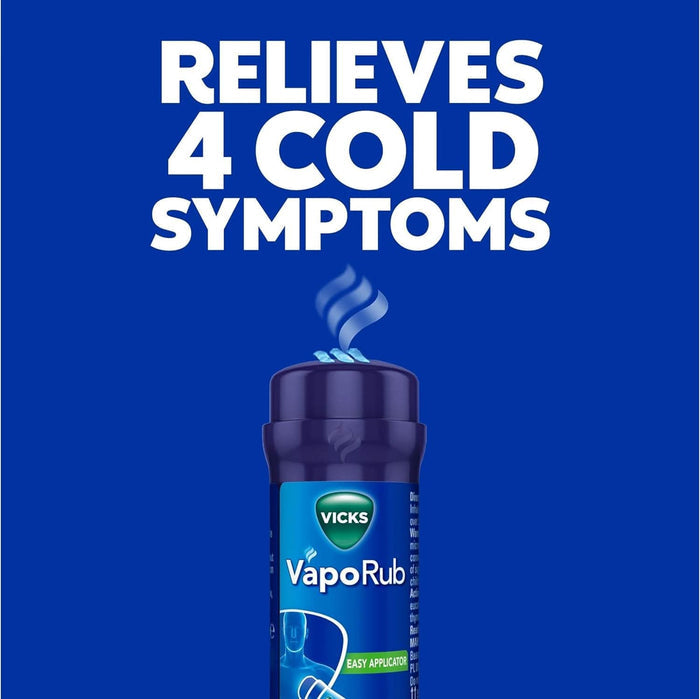 Vicks Vaporub Decongestant Rub Easy Applicator 35G