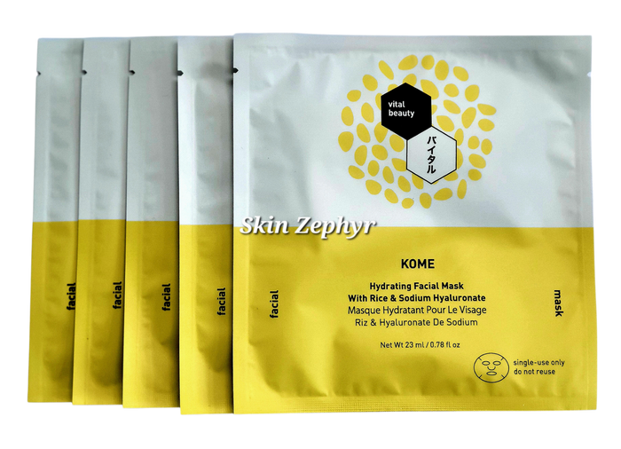 Vital Beauty Kome Hydrating Facial Masks