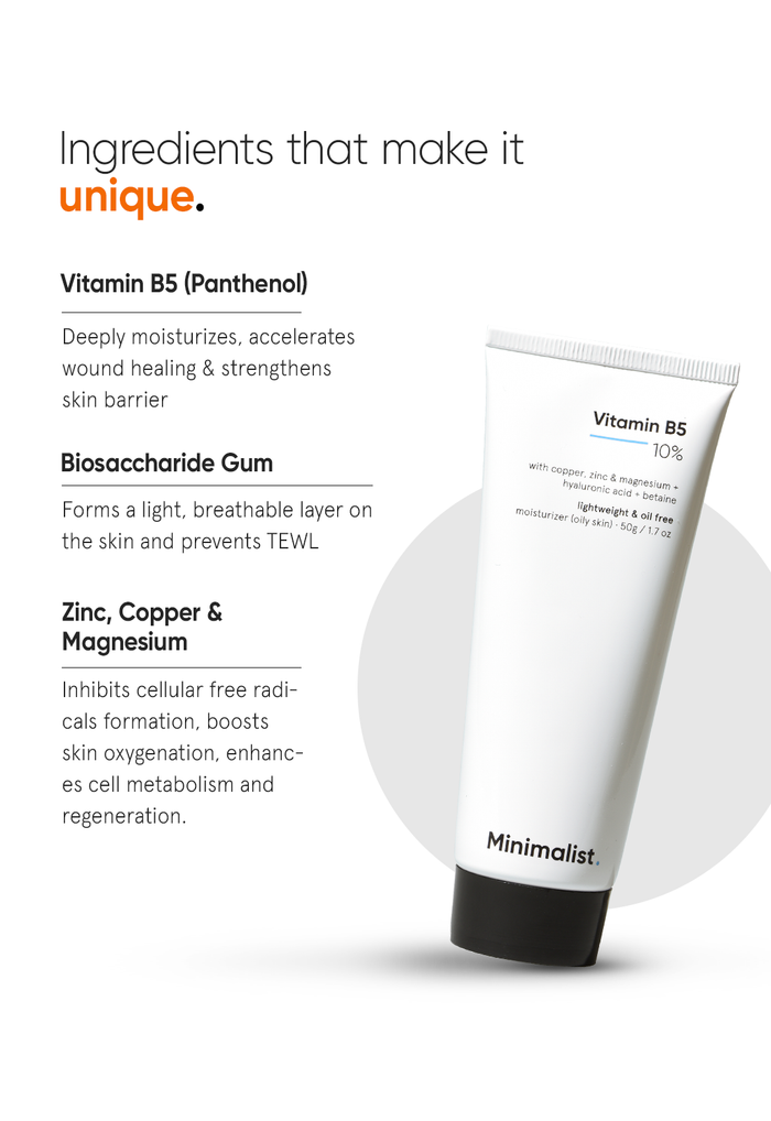 Vitamin B5 10% Moisturiser