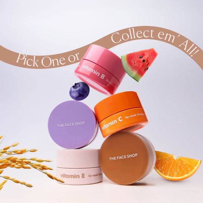 Vitamin E Rice Lip Mask 14g With Free Sushi Pouch