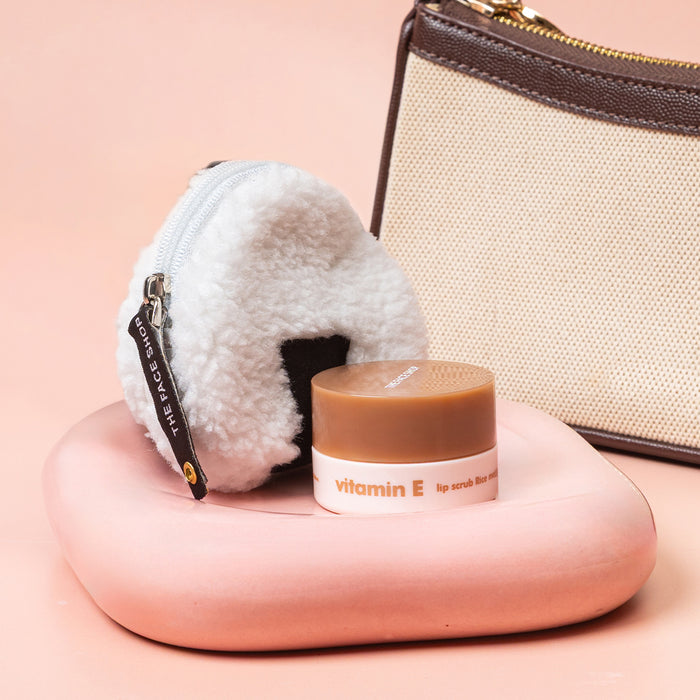 Vitamin E Rice Lip Scrub 14g With Free Sushi Pouch