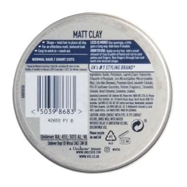 VO5 Extreme Matt Clay 75ml