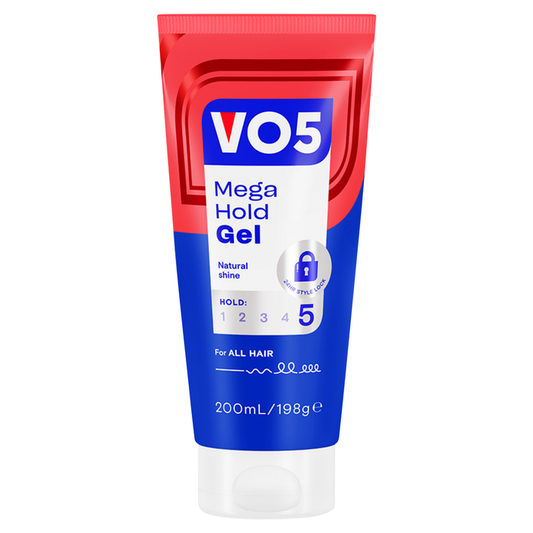 VO5 Mega Hold Styling Gel 200ml