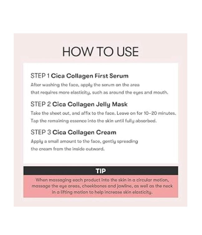 VT Cosmetic Cica collagen All in One 3 step mask