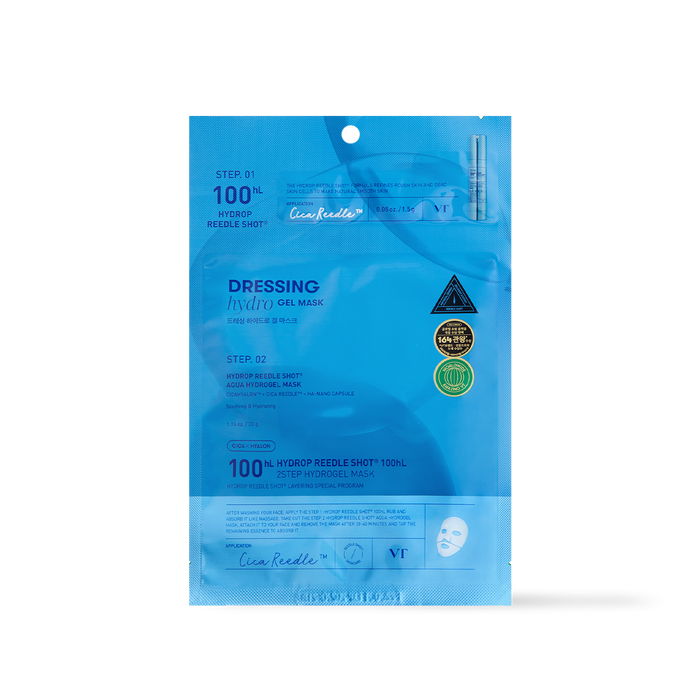 [VT Cosmetics] HYDROP Reedle Shot 100hl 2STEP Hydrogel Mask 1ea-Luxiface.com
