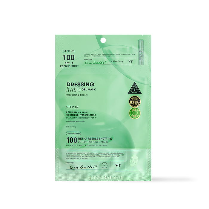 [VT Cosmetics] RETI-A Reedle Shot 100 2STEP Hydrogel Mask 1ea-Luxiface.com