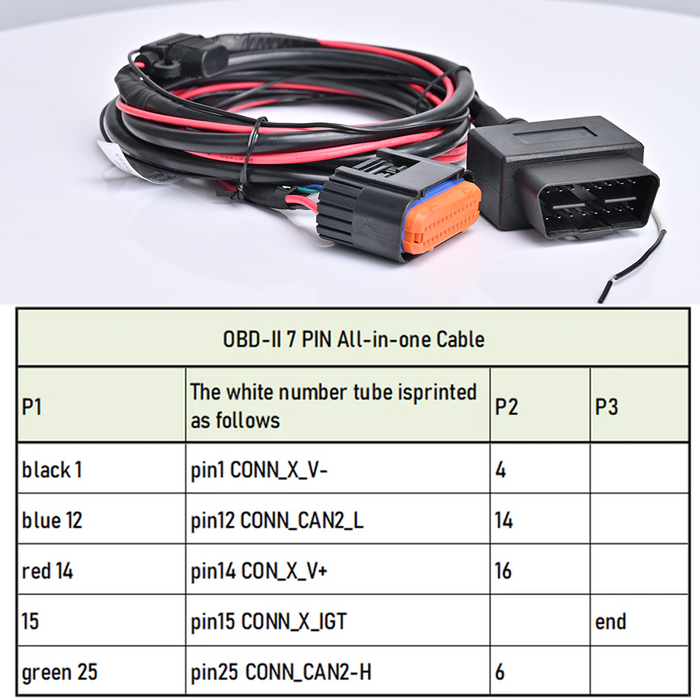 VT300 Vehicle Tracking Gateway Cable