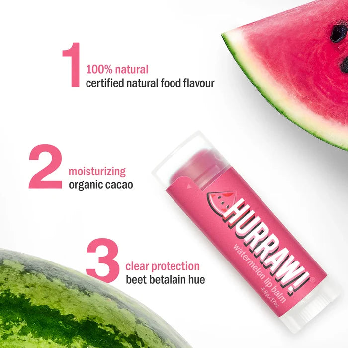 Hurraw! | Watermelon Lip Balm