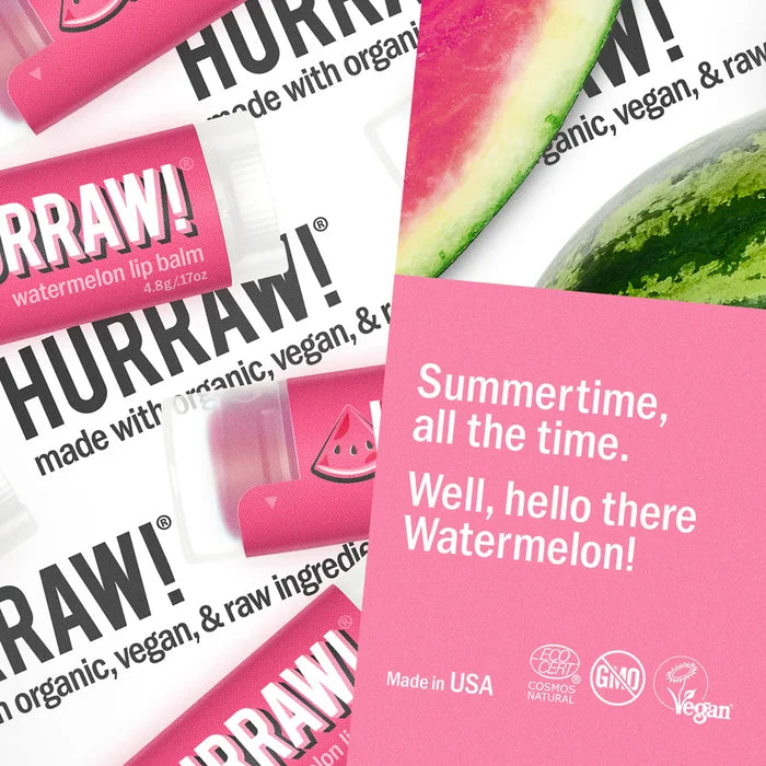 Hurraw! | Watermelon Lip Balm