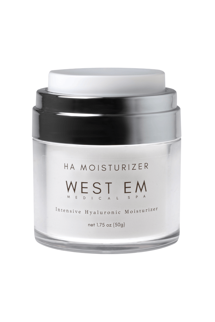 West Em HA Moisturizer 1.75 oz – hydrating moisturizer with hyaluronic acid to boost moisture and improve skin texture at West Em Medical Spa