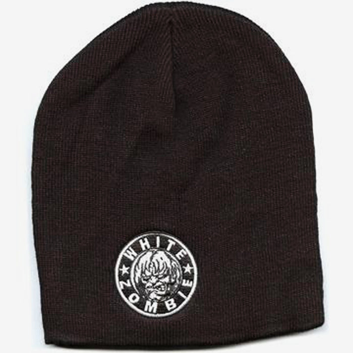 WHITE ZOMBIE (Circle Logo) Beanie
