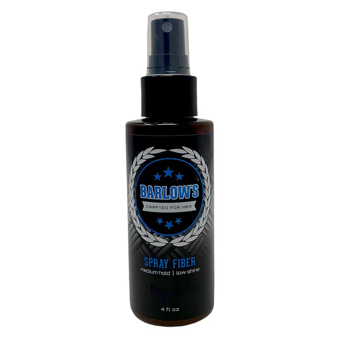 WHOLESALE BARLOW'S CRAFTED FOR MEN SPRAY FIBER MEDIUM HOLD LOW SHINE 4 OZ - 48 PIECE LOT LP