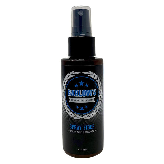 WHOLESALE BARLOW'S CRAFTED FOR MEN SPRAY FIBER MEDIUM HOLD LOW SHINE 4 OZ - 48 PIECE LOT LP