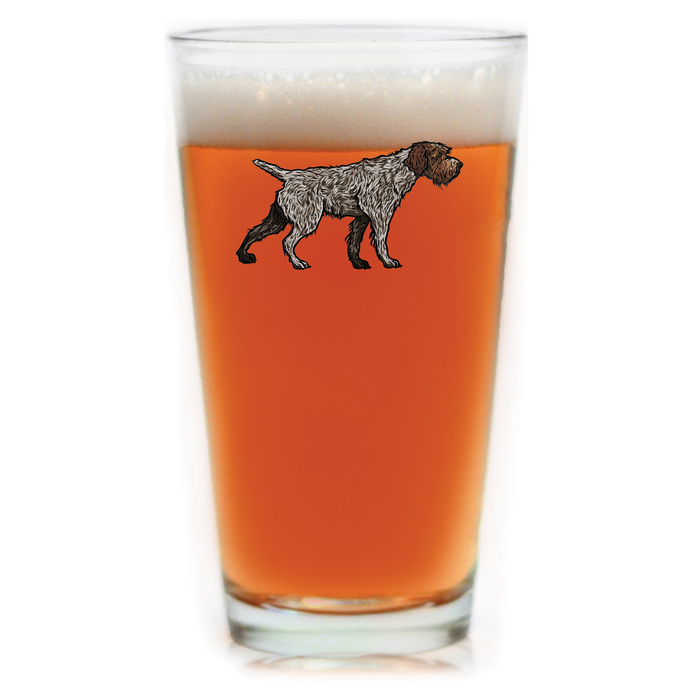 Wirehaired Pointing Griffon Pint Glass