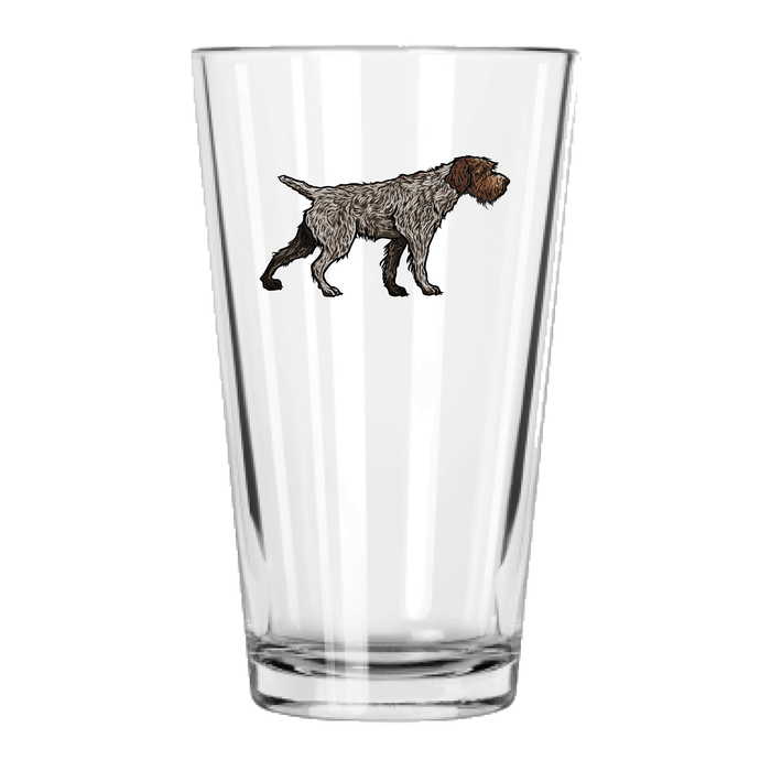 Wirehaired Pointing Griffon Pint Glass