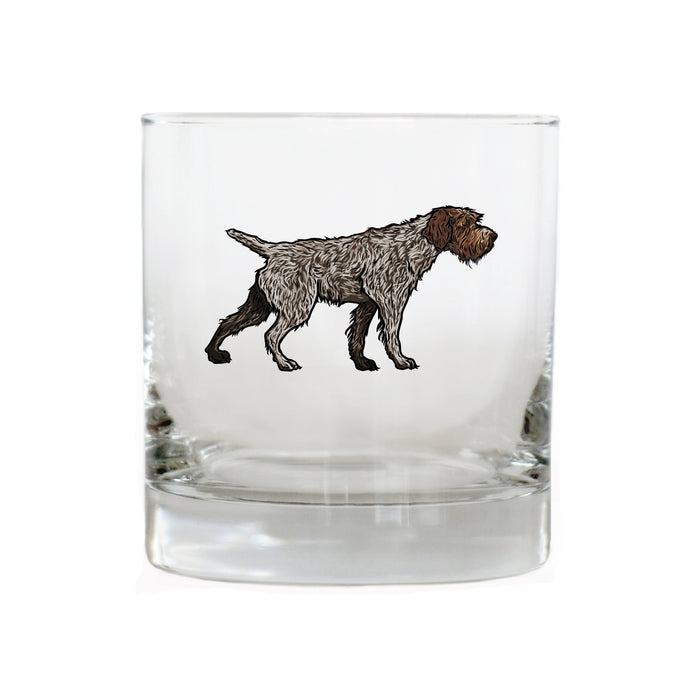 Wirehaired Pointing Griffon Whiskey Glass
