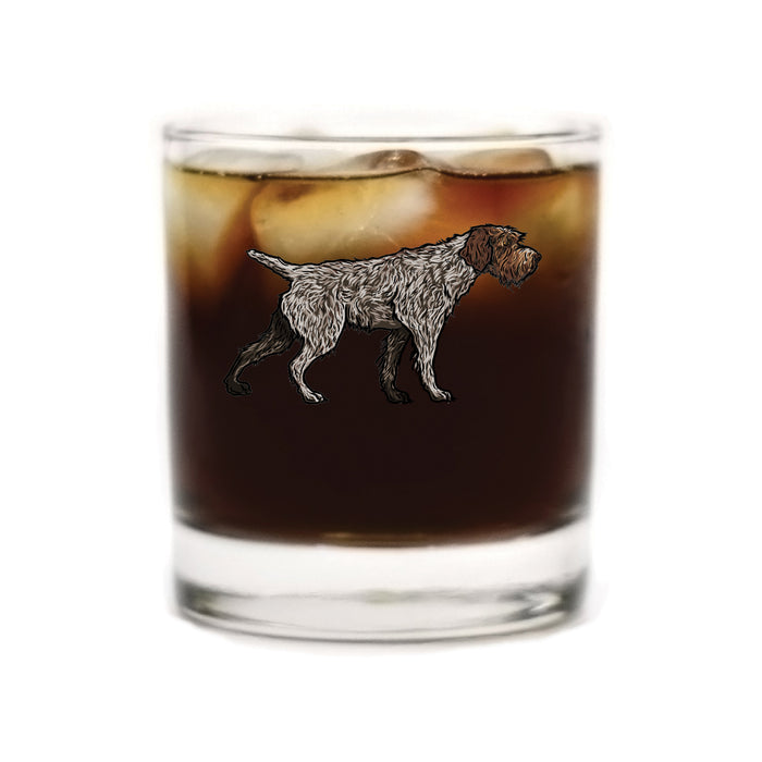 Wirehaired Pointing Griffon Whiskey Glass