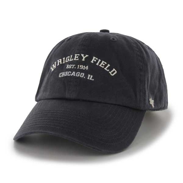 Wrigley Field Navy Stadium Deuce Clean Up Adjustable Cap