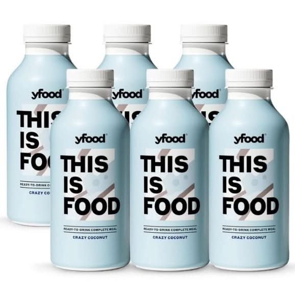yfood Ready to Drink Complete Meal Crazy Coconut 500ml x 6