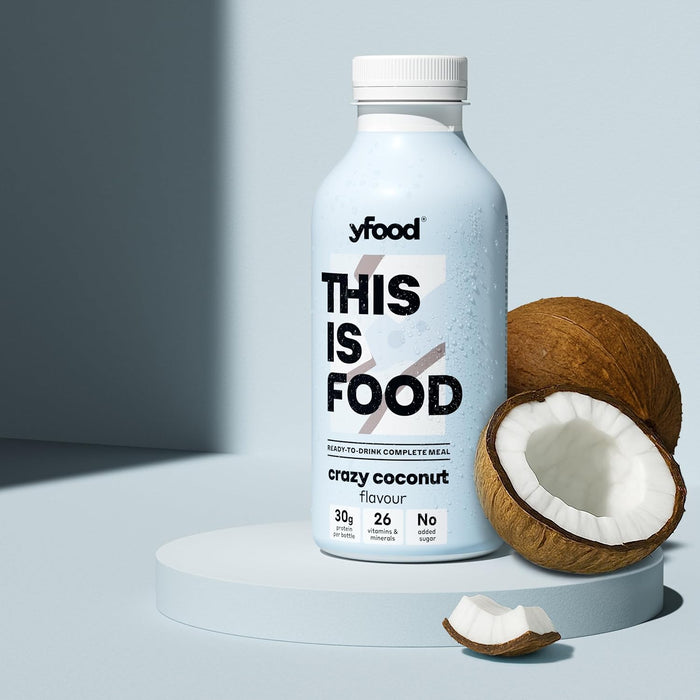 yfood Ready to Drink Complete Meal Crazy Coconut 500ml x 6