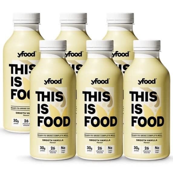 yfood Ready to Drink Complete Meal Smooth Vanilla 500ml x 6