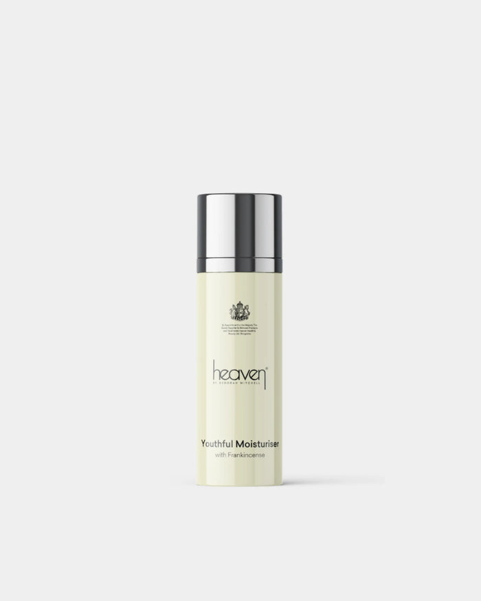 Youthful Moisturiser by Heaven Skincare to improve hydration, smooth fine lines and enhance skin glow