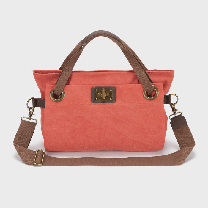 Zede Pont-Des-Arts Medium Bag Coral - Precious Sparkle